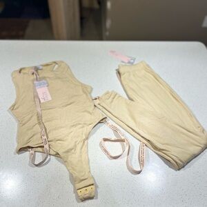 Oh Polly 2 piece Lounge set leggings pants bodysuit MEDIUM 6 8